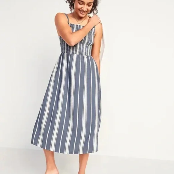 white midi dress embroidered Staud Wells White Palm Embroidered Midi Dress
